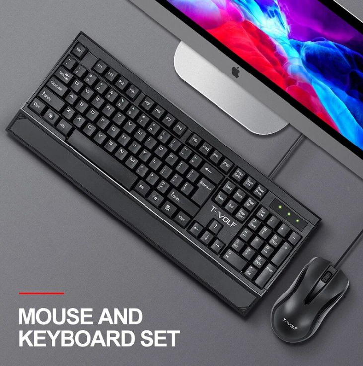 T-Wolf Gaming/Office Wired Keyboard & Mouse combo GG-TF330