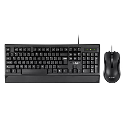 T-Wolf Gaming/Office Wired Keyboard & Mouse combo GG-TF330