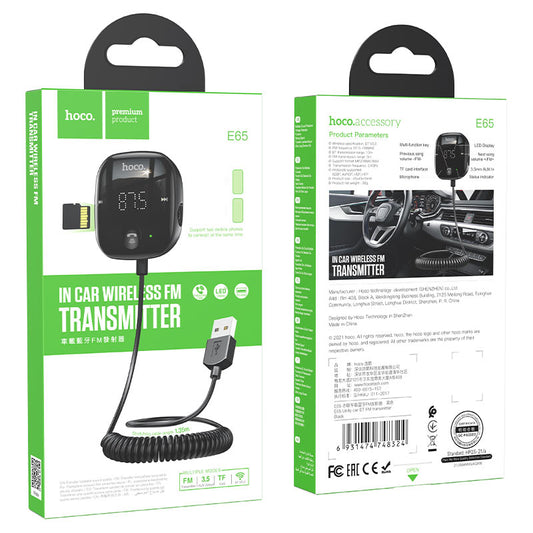 Hoco E65 BT FM transmitter Usb Male