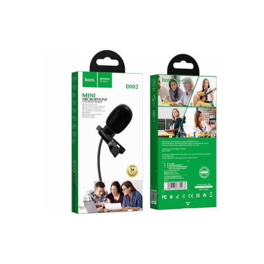 Hoco DI02 Mini Collar Clip Microphone